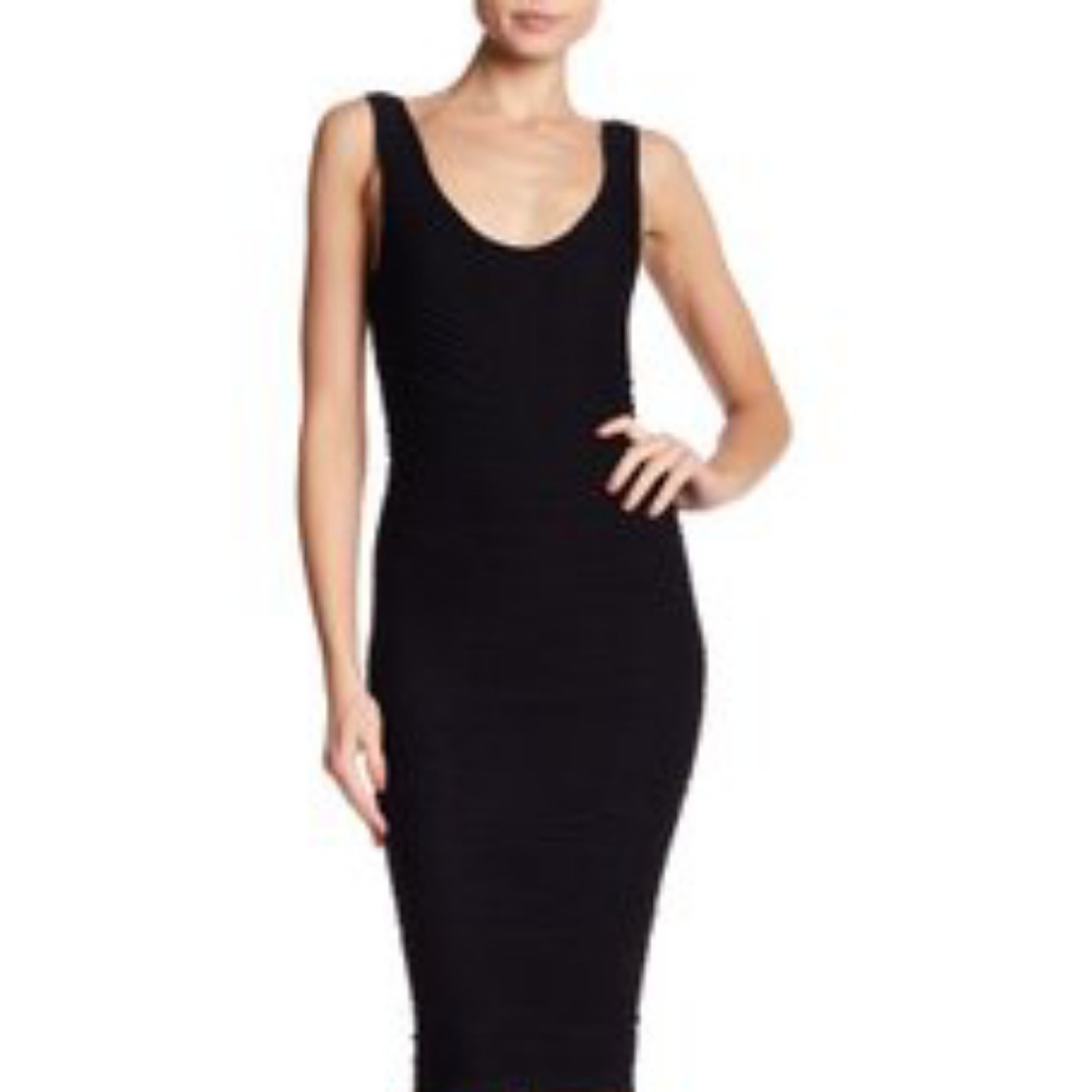 NWOT Lulu's black bondage dress
